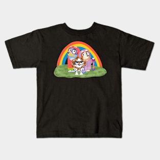 Rainbow Garden Parking Kids T-Shirt